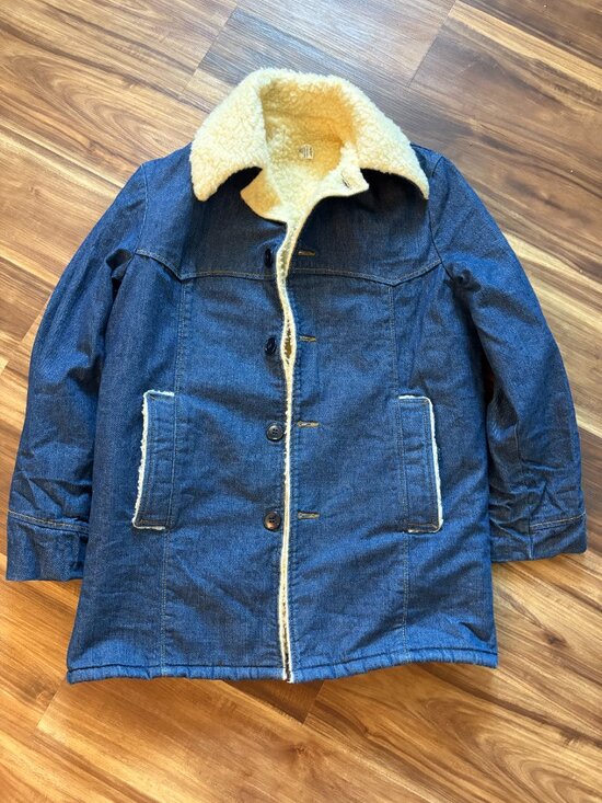 Other - Wearguard Vintage Men's Denim Fleece-lined Work Coat